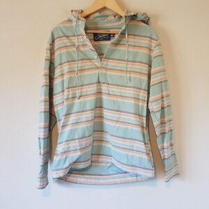 Chubbies Beach Club Men's Small S Treemeister Baja Long Sleeve Pullover Hoodie